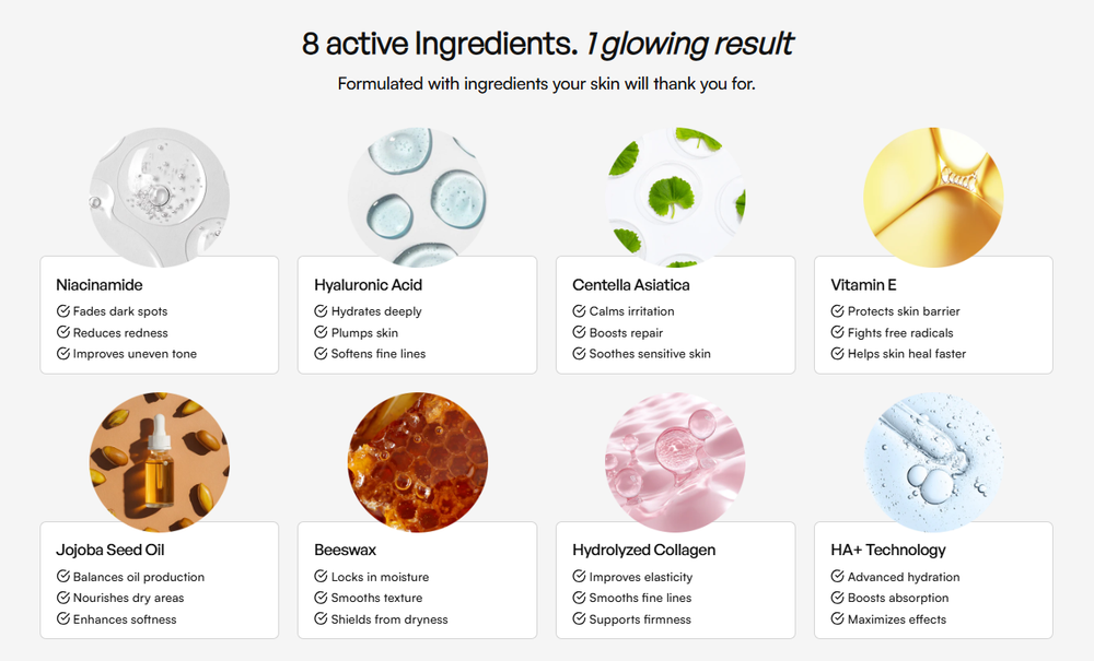 Cove Balm Serum Boosted Skin Tint Balm